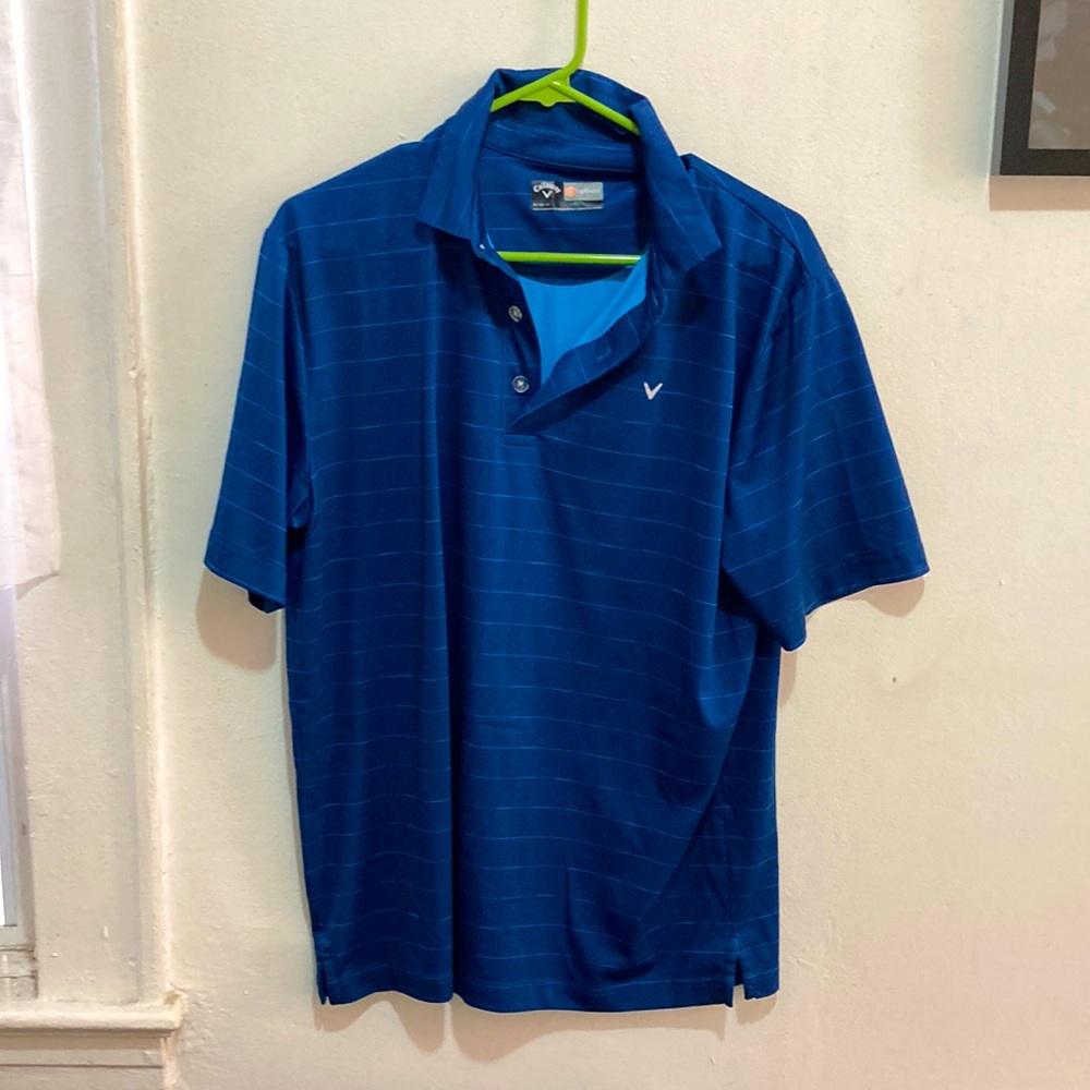 Men’s Golf Polo Callaway Medium Blue